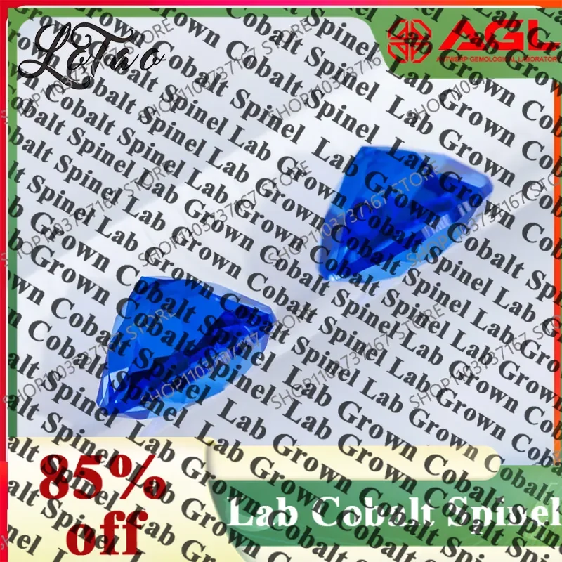 TOPTOP High Quality Lab Grown Cobalt Spinel Blue Color Round Shape Gemstone For Charms Jewelry Making Materials Selectable Certi
TOPTOP High Quality Lab Grown Cobalt Spinel Blue Color Round Shape Gemstone For Charms Jewelry Making Materials Selectable Certi