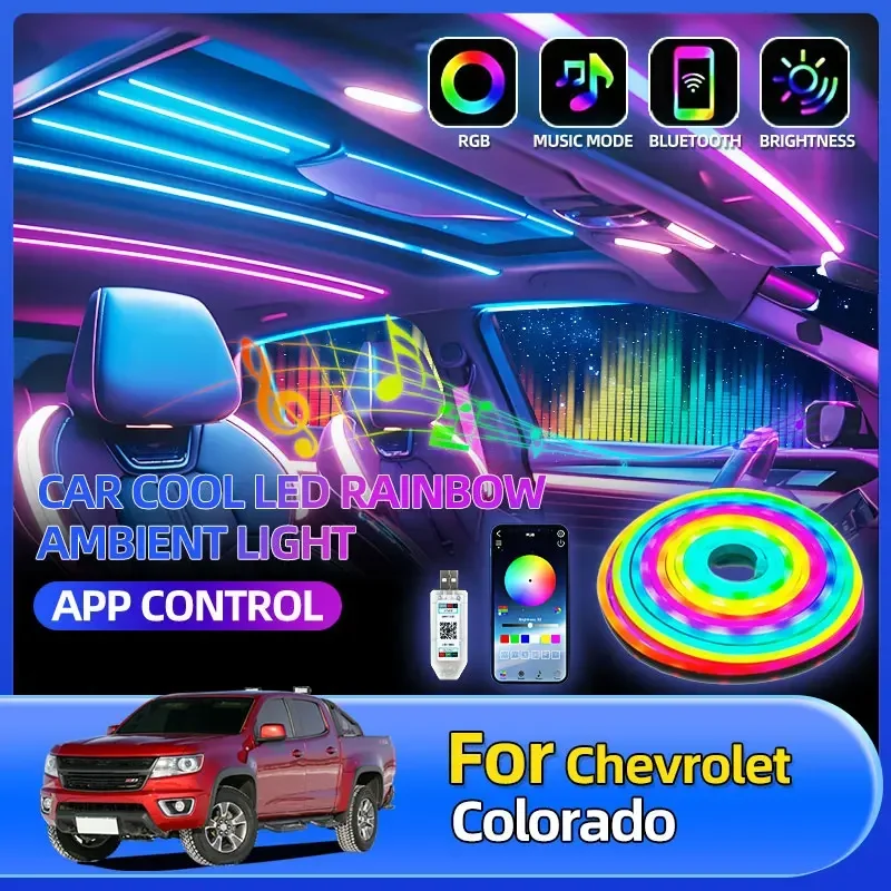 1/5M Car Interior Neon Atmosphere Light Strip For Chevrolet Colorado Cruze Malibu Camaro Sonic Equinox Tahoe Traverse Suburban
1/5M Car Interior Neon Atmosphere Light Strip For Chevrolet Colorado Cruze Malibu Camaro Sonic Equinox Tahoe Traverse Suburban