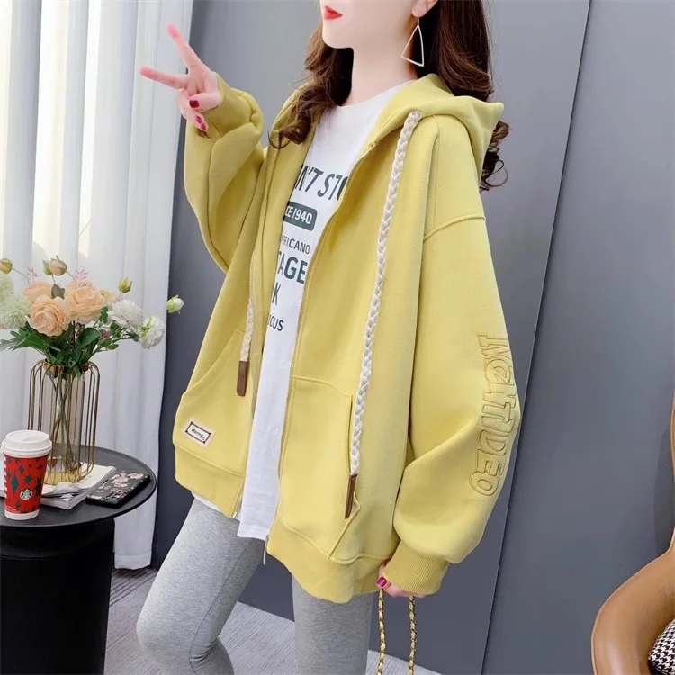 2025 New Fashionable Hoodie Spring and Autumn Thin Style Lazy Style Loose and Versatile Hoodie Jacket Trendy
2025 New Fashionable Hoodie Spring and Autumn Thin Style Lazy Style Loose and Versatile Hoodie Jacket Trendy