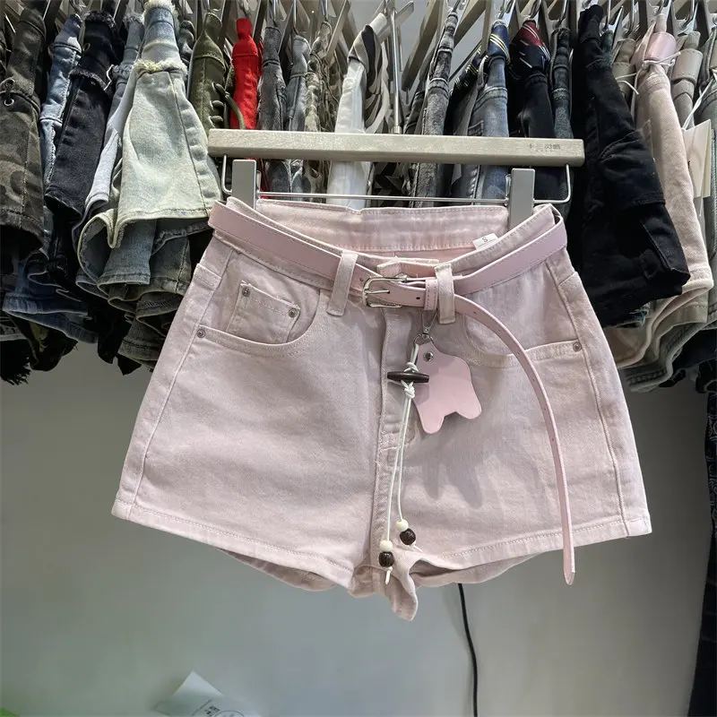 Hot Girls Pink Denim Shorts Women's 2026 Summer New High Waist Wide Legs A-word Shorts
Hot Girls Pink Denim Shorts Women's 2026 Summer New High Waist Wide Legs A-word Shorts