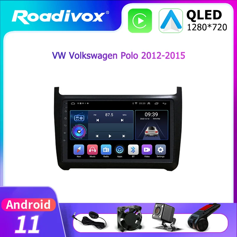 9'' Android 11.0 Car Radio Head Unit For VW Volkswagen Polo 2012-2015 GPS Navigation Carplay DVD Stereo Multimedia Player
9'' Android 11.0 Car Radio Head Unit For VW Volkswagen Polo 2012-2015 GPS Navigation Carplay DVD Stereo Multimedia Player