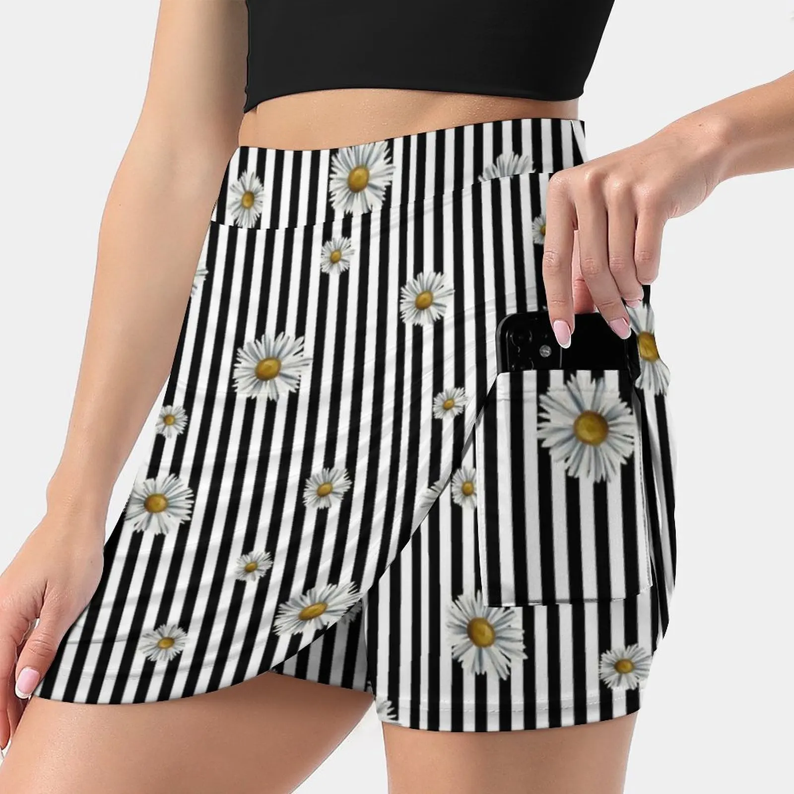 White Daisy Print Women's skirt With Pocket Vintage Skirt Printing A Line Skirts Summer Clothes White Daisy White Black And
White Daisy Print Women's skirt With Pocket Vintage Skirt Printing A Line Skirts Summer Clothes White Daisy White Black And