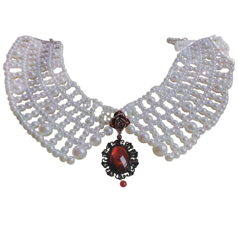 HX6F Modern Simulated Pearls Necklace Versatile Design Office Party Wedding Elegant Jewelry Gift For Women
HX6F Modern Simulated Pearls Necklace Versatile Design Office Party Wedding Elegant Jewelry Gift For Women