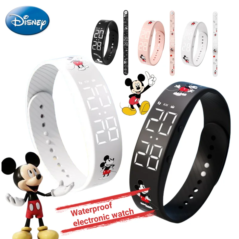 Милый студенческий спортивный браслет с Микки Маусом Диснея, креативный Kawaii, бесшумный вибрирующий будильник, детские цифровые часы
Милый студенческий спортивный браслет с Микки Маусом Диснея, креативный Kawaii, бесшумный вибрирующий будильник, детские цифровые часы
