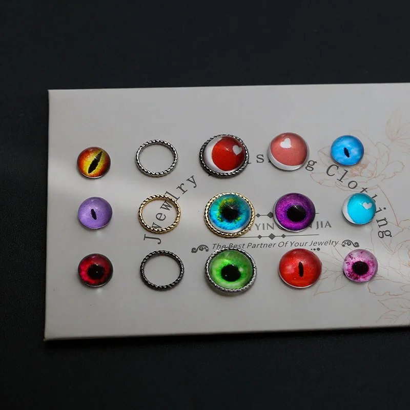 10 шт., аксессуары «сделай сам», 8 мм, хрустальное стекло, клей-наполнитель для глаз, глаз дьявола, барокко, нашивка для глаз дьявола, принадлежности для изготовления ювелирных изделий, ручная работа
10 шт., аксессуары «сделай сам», 8 мм, хрустальное стекло, клей-наполнитель для глаз, глаз дьявола, барокко, нашивка для глаз дьявола, принадлежности для изготовления ювелирных изделий, ручная работа