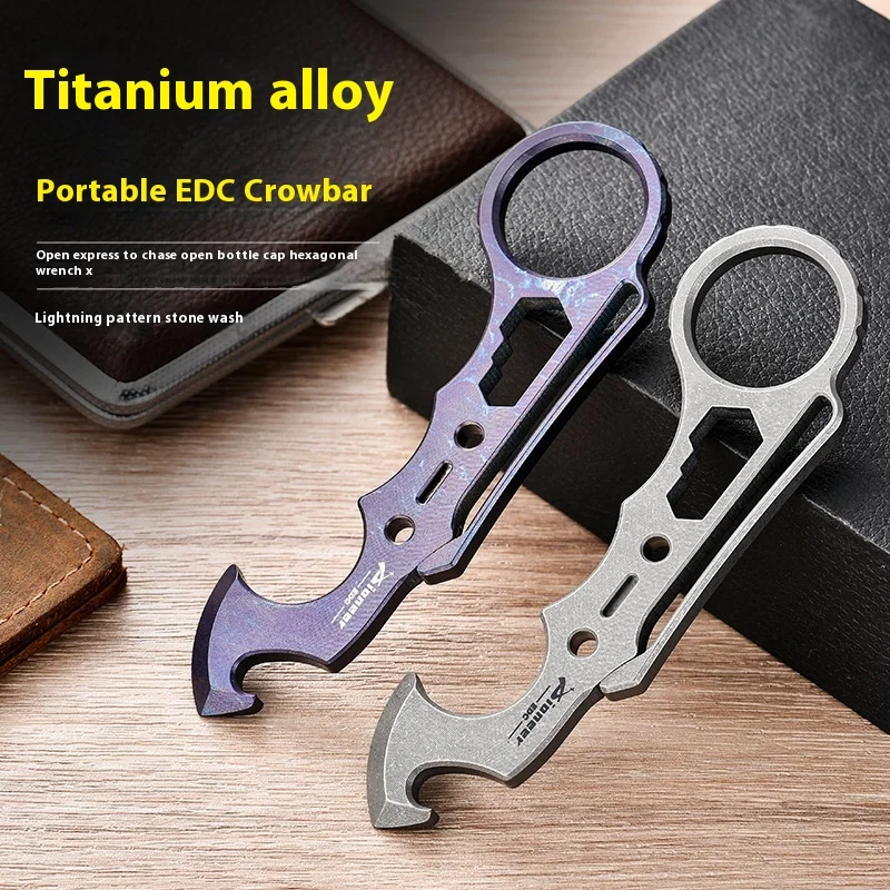 Titanium Alloy EDC Tool QG013 Surface Quenching Outdoor Survival Spade Stick Camping Hiking Utility Knife Multi-tool
Titanium Alloy EDC Tool QG013 Surface Quenching Outdoor Survival Spade Stick Camping Hiking Utility Knife Multi-tool