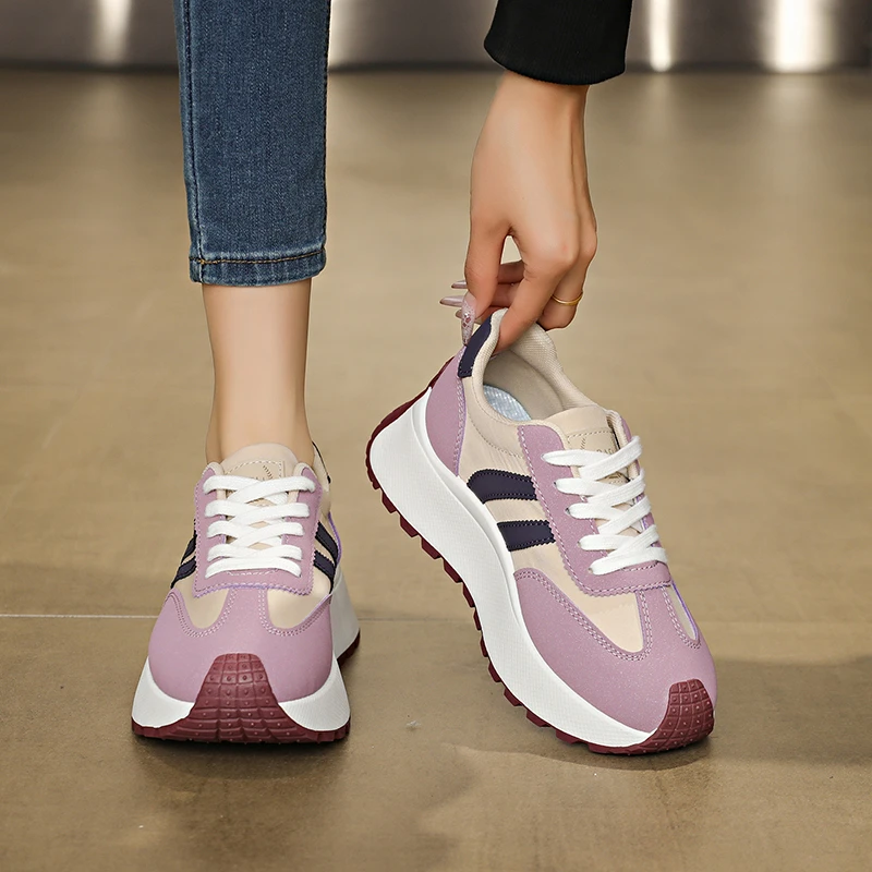 Thick-soled, Color-blocked, Fashionable, Versatile, Comfortable, Anti-slip, Breathable, Sporty and Casual Women's Single Shoes
Thick-soled, Color-blocked, Fashionable, Versatile, Comfortable, Anti-slip, Breathable, Sporty and Casual Women's Single Shoes