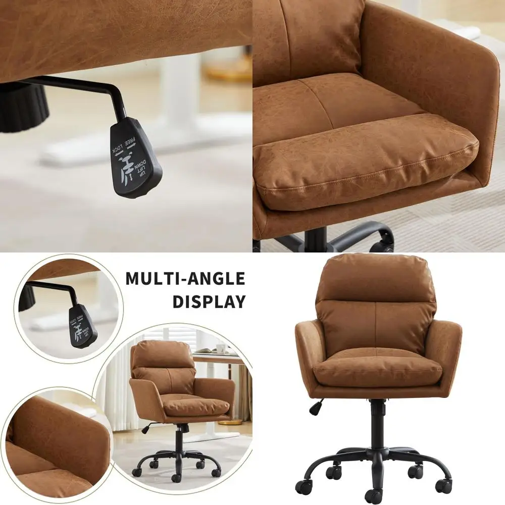 Эргономичное офисное кресло с квадратной спинкой, искусственная кожа, вращение на 360 градусов ° Вращающееся, регулируемое кресло-реклайнер на колесиках для домашнего офиса, Be
Эргономичное офисное кресло с квадратной спинкой, искусственная кожа, вращение на 360 градусов ° Вращающееся, регулируемое кресло-реклайнер на колесиках для домашнего офиса, Be