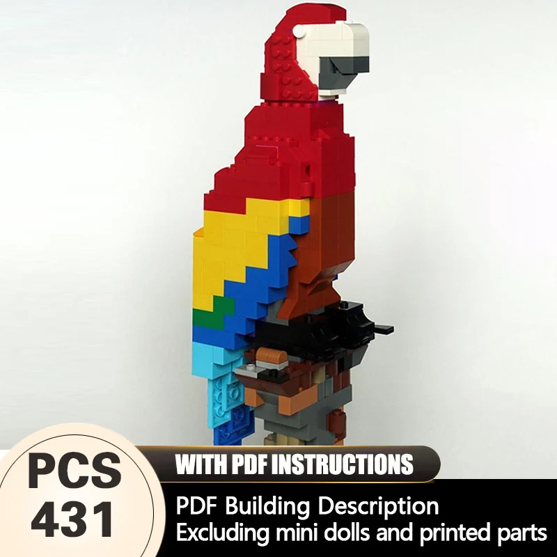 Creators Animal Series Model MOC Building Bricks Small Parrot Modular Technology Gifts Holiday Assemble Children Toys Suit
Creators Animal Series Model MOC Building Bricks Small Parrot Modular Technology Gifts Holiday Assemble Children Toys Suit
