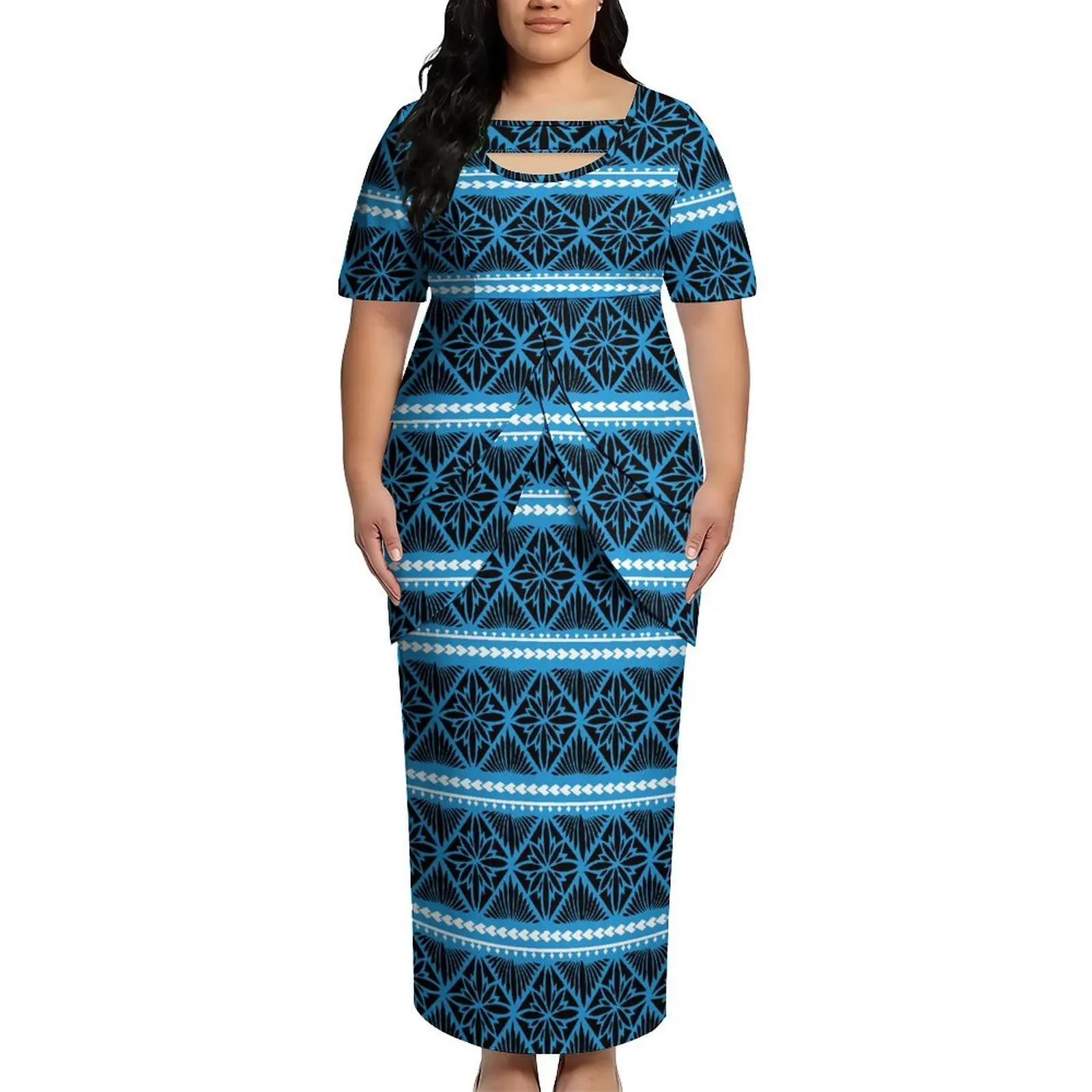 Summer Dress Sets Featuring Elegant And Comfortable Puletasi Dresses For Women Suitable For A Travel Party In Polynesian Style
Summer Dress Sets Featuring Elegant And Comfortable Puletasi Dresses For Women Suitable For A Travel Party In Polynesian Style