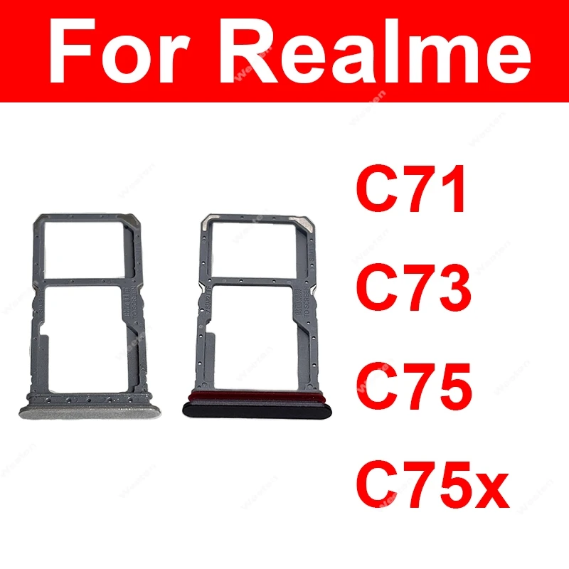 SIM Card Tray For Realme C71 C73 C75 C75x 4G 5G Sim Card Tray SIM Card Holder Reader Slot Repair Parts
SIM Card Tray For Realme C71 C73 C75 C75x 4G 5G Sim Card Tray SIM Card Holder Reader Slot Repair Parts