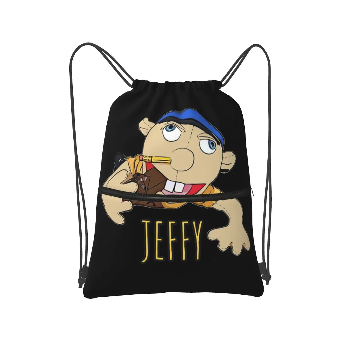 Jeffy The Puppet Hot Selling! Backpacks Portable Drawstring Bags Shoes Bag Book Bags for Travel School
Jeffy The Puppet Hot Selling! Backpacks Portable Drawstring Bags Shoes Bag Book Bags for Travel School