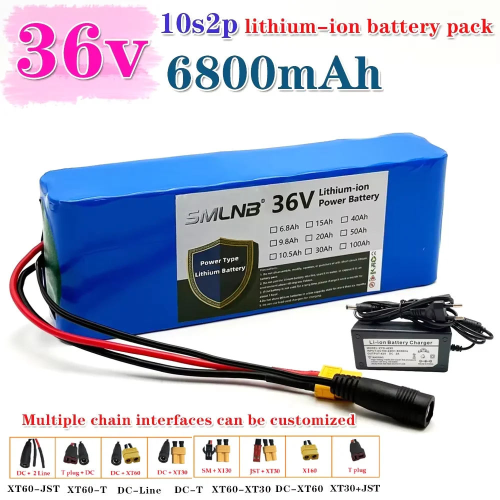 10S2P 36V 6800mAh Lithium Electric Scooter 500W Electric Scooter Battery 21700 Battery 36v Electric Scooter Battery
10S2P 36V 6800mAh Lithium Electric Scooter 500W Electric Scooter Battery 21700 Battery 36v Electric Scooter Battery