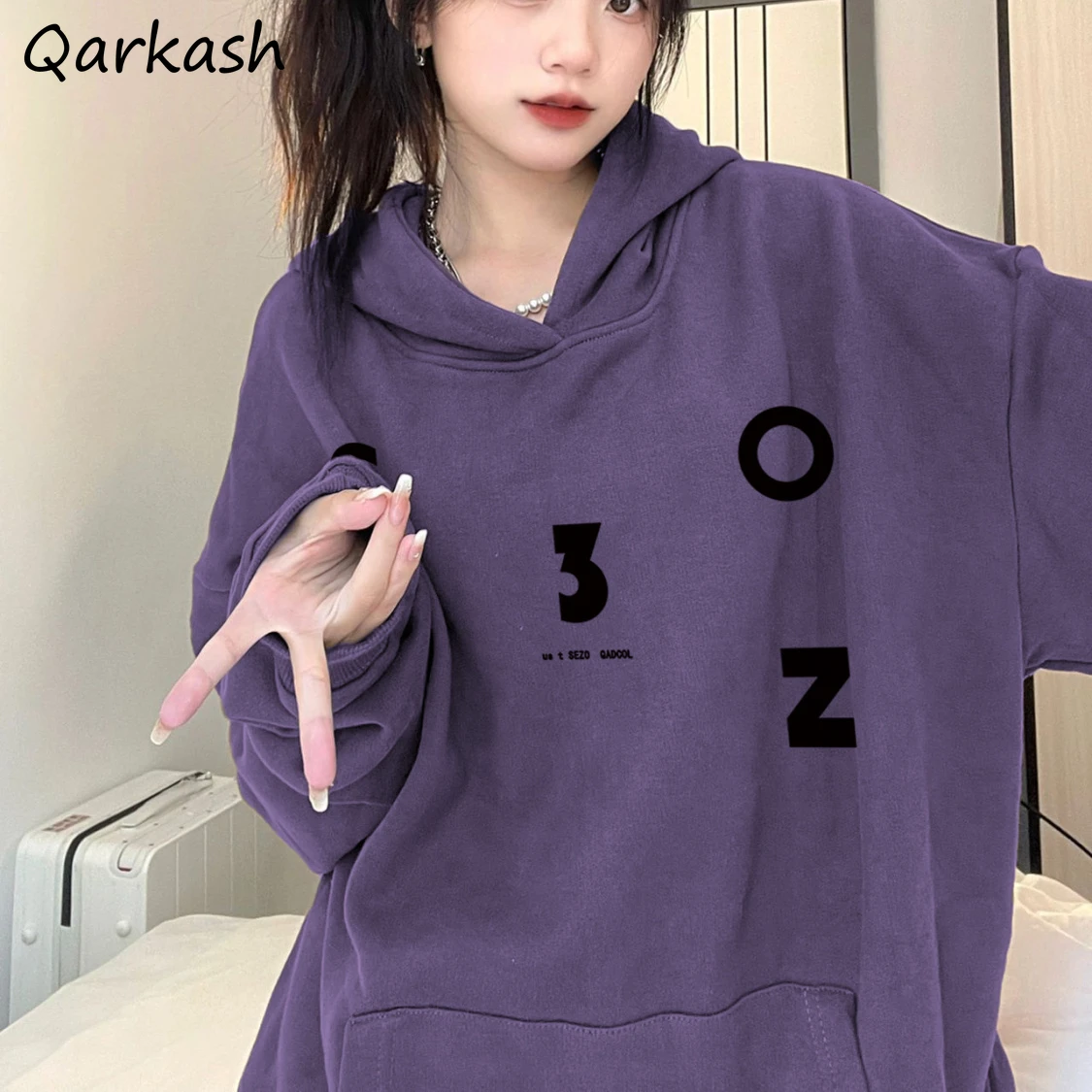 Шикарные фиолетовые толстовки для женщин для отдыха Sweet Ulzzang, простой винтажный девичий дизайн в стиле хип-хоп, уличный Harajuku, весна-осень
Шикарные фиолетовые толстовки для женщин для отдыха Sweet Ulzzang, простой винтажный девичий дизайн в стиле хип-хоп, уличный Harajuku, весна-осень
