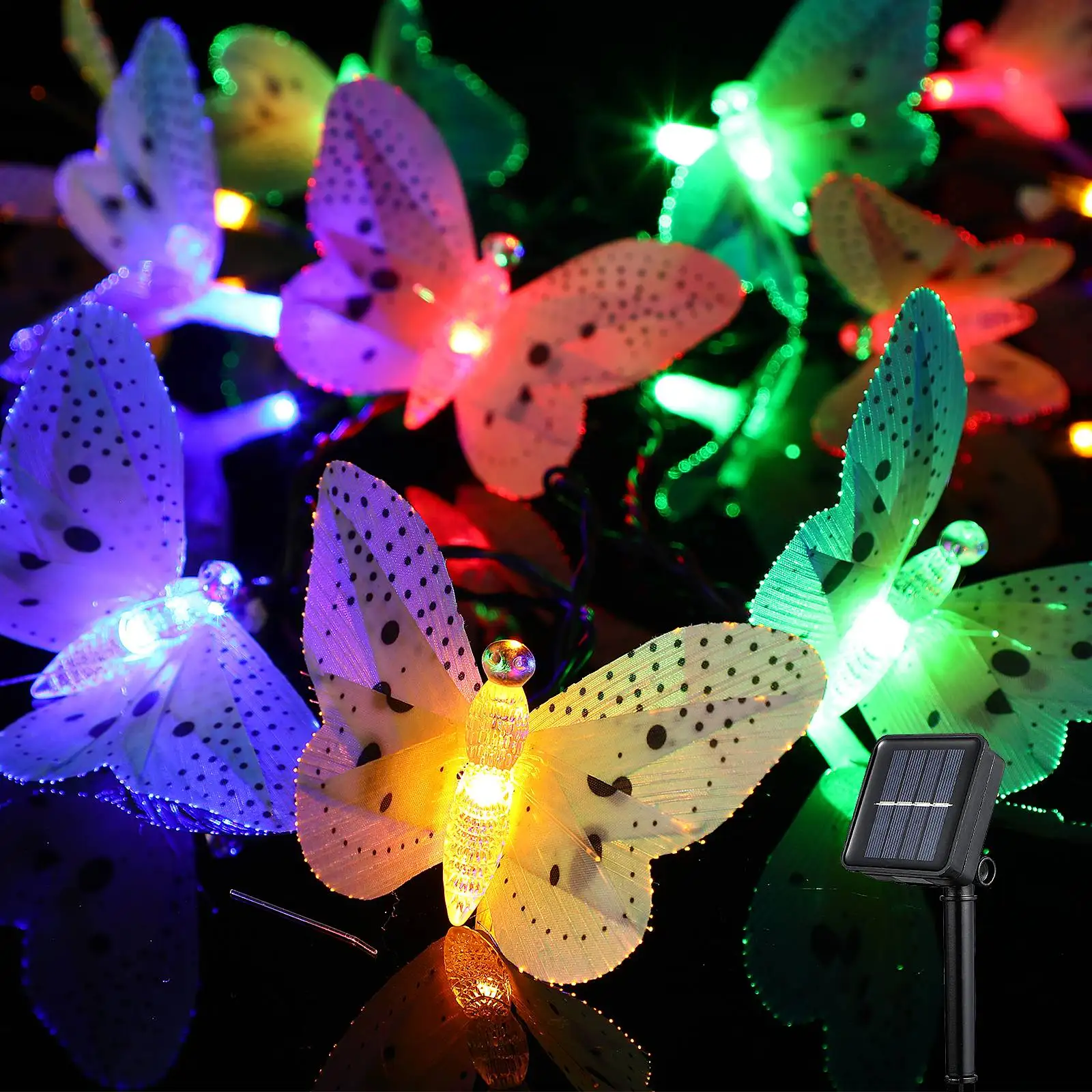 12 Lights Waterproof Black Fiber Optic Garden Outdoor Decor Party Wedding LED String Lights
12 Lights Waterproof Black Fiber Optic Garden Outdoor Decor Party Wedding LED String Lights