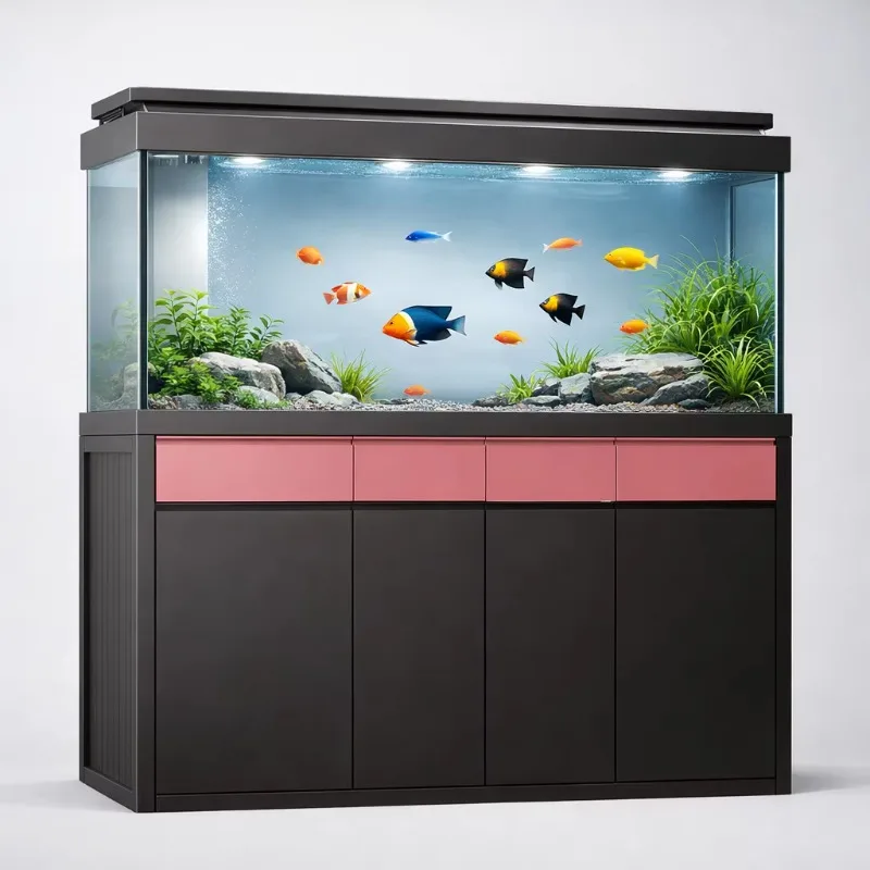 Fully Transparent Glass Integrated Freshwater Fish Tank with Built-in Filter and Aluminum Frame Fish Tank
Fully Transparent Glass Integrated Freshwater Fish Tank with Built-in Filter and Aluminum Frame Fish Tank