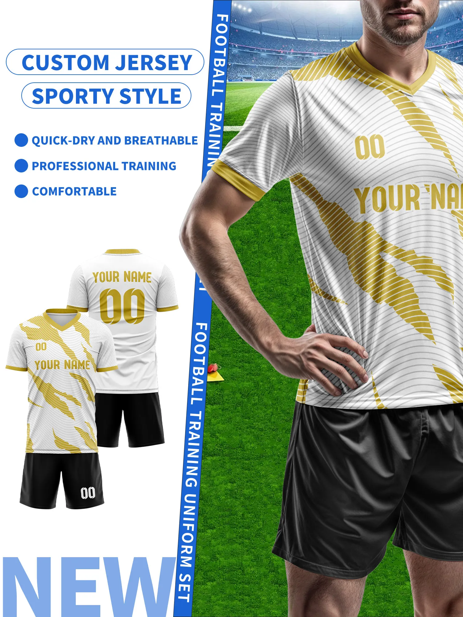 Спортивные футболки с V-образным вырезом для мужчин и женщин 2026 года с индивидуальным именем и номером, быстросохнущие, модные, с технологией сублимации
Спортивные футболки с V-образным вырезом для мужчин и женщин 2026 года с индивидуальным именем и номером, быстросохнущие, модные, с технологией сублимации