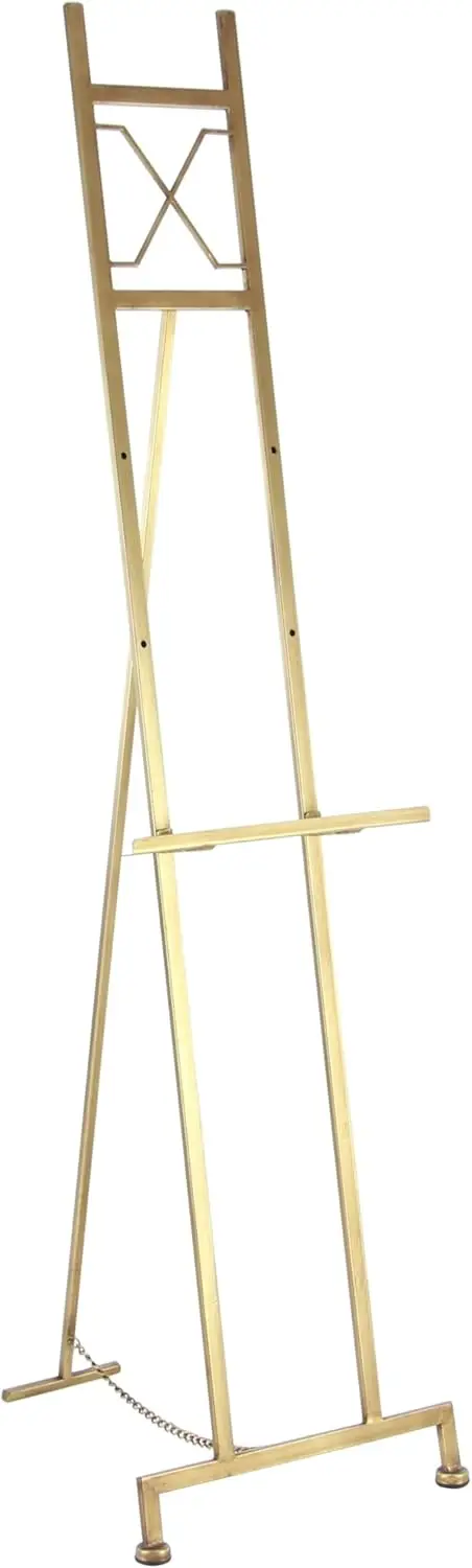 Metal Display Easel Large Adjustable 3 Tier Floor Standing Easel with Chain Support for Artwork, Gold
Metal Display Easel Large Adjustable 3 Tier Floor Standing Easel with Chain Support for Artwork, Gold