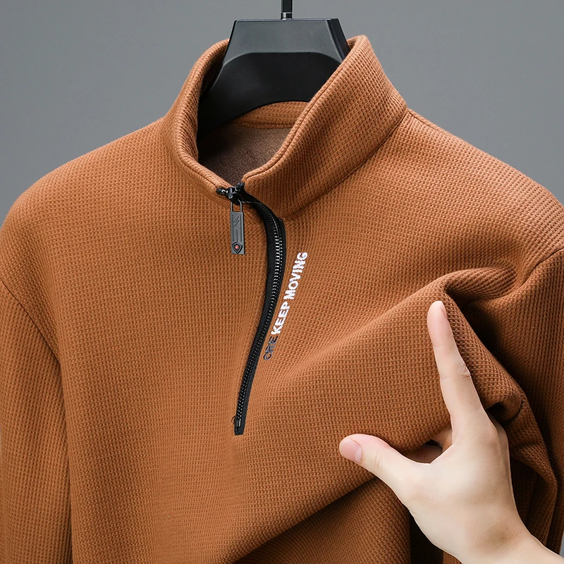 Letter Embroidery T Shirt Luxury Brand Autumn Winter Half Collar Zipper 2024 Long Sleeved Business Casual Fashion Jacquar Polo
Letter Embroidery T Shirt Luxury Brand Autumn Winter Half Collar Zipper 2024 Long Sleeved Business Casual Fashion Jacquar Polo
