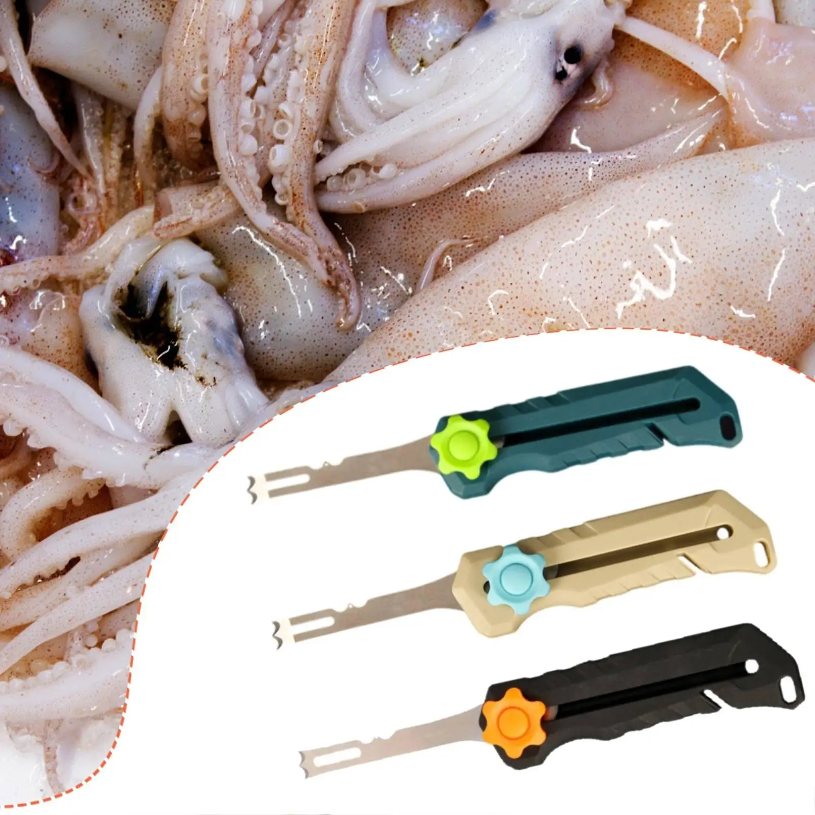 Stainless Steel Squid Cutter Tool Effective, Easy Clean ,Sturdy Compact, Practical Angler Fishing Tackle Multipurpose Portable
Stainless Steel Squid Cutter Tool Effective, Easy Clean ,Sturdy Compact, Practical Angler Fishing Tackle Multipurpose Portable
