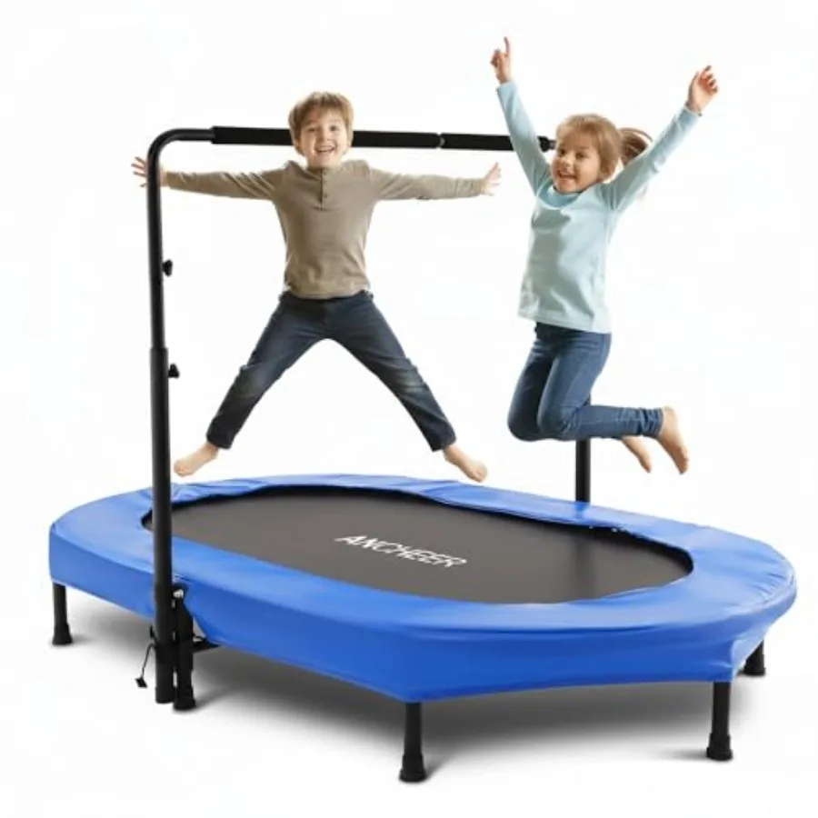 Батут для дома и улицы 56 Rebounder для малышей с регулируемыми защитными поручнями, складная конструкция, нагрузка до 220 фунтов, цвет синий, сертификат ASTM
Батут для дома и улицы 56 Rebounder для малышей с регулируемыми защитными поручнями, складная конструкция, нагрузка до 220 фунтов, цвет синий, сертификат ASTM