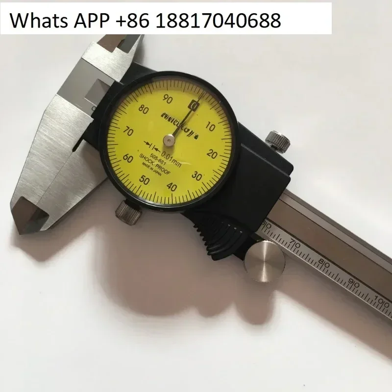 Japan Dial Caliper 0-150mm/0.01 505-681 300mm 505-673 Calibre Stainless Steel Vernier Calipers Measuring
Japan Dial Caliper 0-150mm/0.01 505-681 300mm 505-673 Calibre Stainless Steel Vernier Calipers Measuring