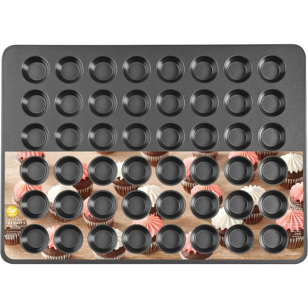 Форма для выпечки мини-маффинов Mega Mini, 48 ячеек, антипригарное покрытие, прочная сталь
Форма для выпечки мини-маффинов Mega Mini, 48 ячеек, антипригарное покрытие, прочная сталь