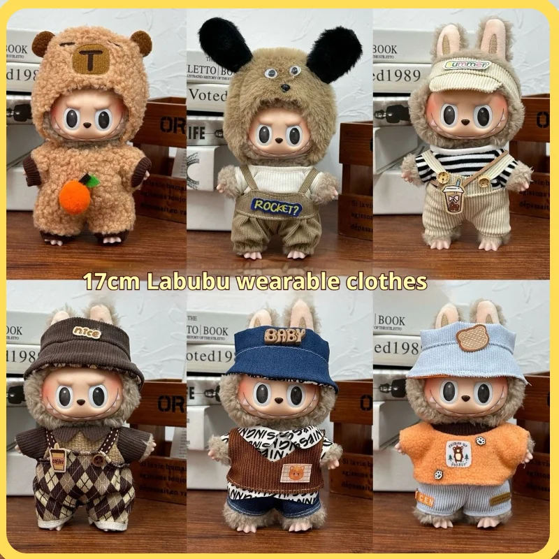 15-17cm Mini Plush Doll'S Clothes Outfit Accessories For Capybara Korea Kpop Exo Labubu Idol V1 V2 Overalls Set Clothing Gift
15-17cm Mini Plush Doll'S Clothes Outfit Accessories For Capybara Korea Kpop Exo Labubu Idol V1 V2 Overalls Set Clothing Gift
