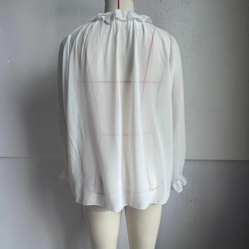 Collar Shirt Loose Fit Women Shirt Women Chiffon Tops Ruffle Collar Blouse V-neck Lantern Sleeve Shirt Loose Fit Sun for Work
Collar Shirt Loose Fit Women Shirt Women Chiffon Tops Ruffle Collar Blouse V-neck Lantern Sleeve Shirt Loose Fit Sun for Work