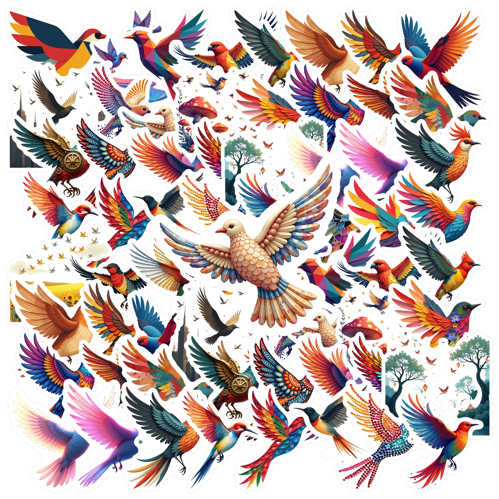 colorful,vivid,realistic Bird Stickers Waterproof Bird Sticker for Water Bottle Planner Skateboard Luggage Favor Decor
colorful,vivid,realistic Bird Stickers Waterproof Bird Sticker for Water Bottle Planner Skateboard Luggage Favor Decor