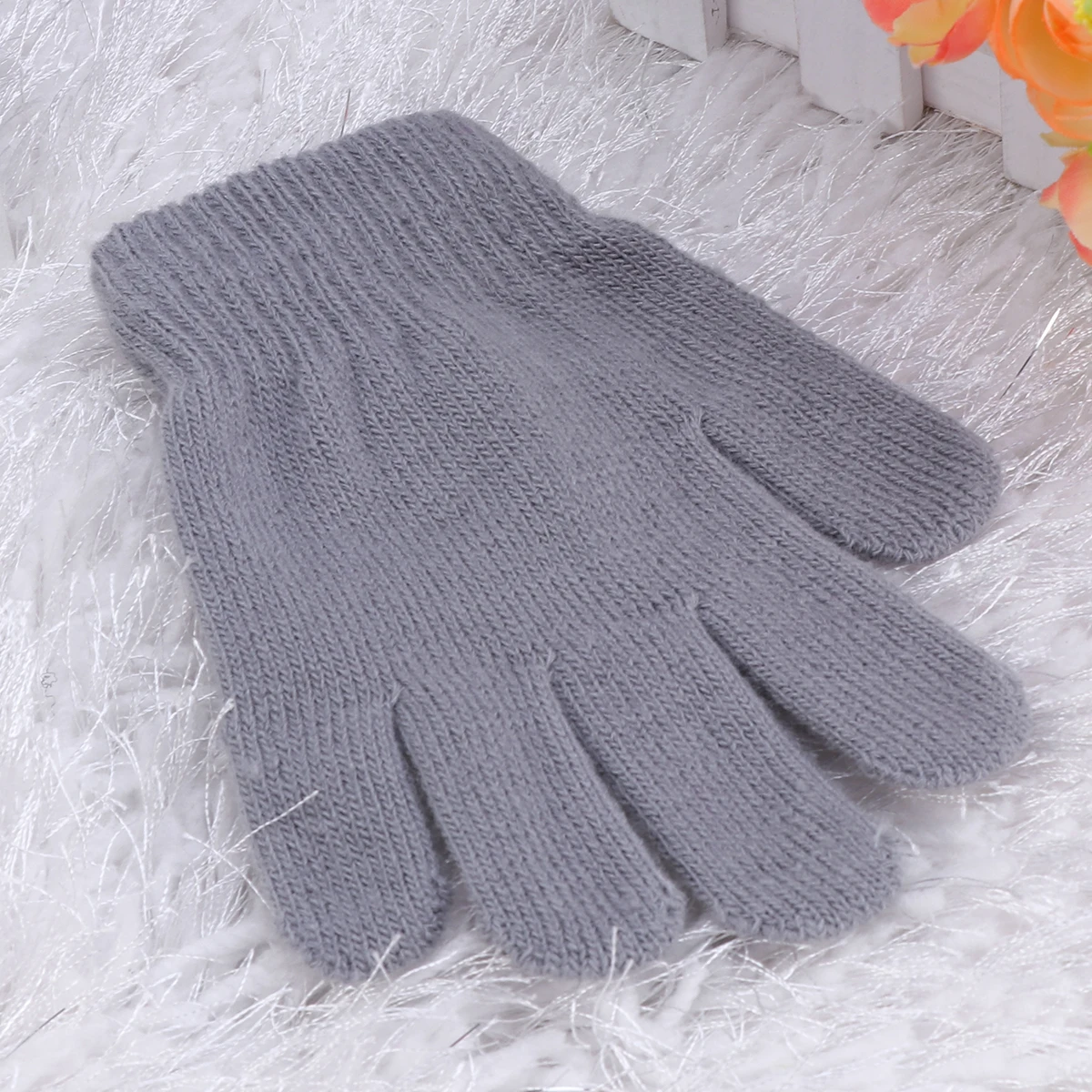 Children Warm Winter Knitted Soft Knit Stretchy Five Full Finger Warm Finger Kids Gloves Washable Gloves
Children Warm Winter Knitted Soft Knit Stretchy Five Full Finger Warm Finger Kids Gloves Washable Gloves