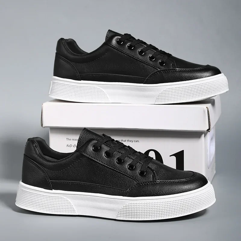 PU Leather Casual Shoes for Men Spring Men Vulcanized Shoes Comfortable Soft Mens Board Shoes 2025 Male Sneakers Tenis Masculino
PU Leather Casual Shoes for Men Spring Men Vulcanized Shoes Comfortable Soft Mens Board Shoes 2025 Male Sneakers Tenis Masculino
