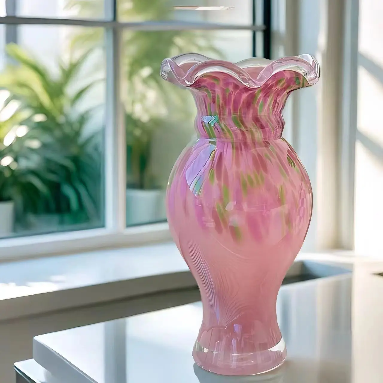 HP Used goblet glass vase ornament - high-end creative flower vase for living room
HP Used goblet glass vase ornament - high-end creative flower vase for living room