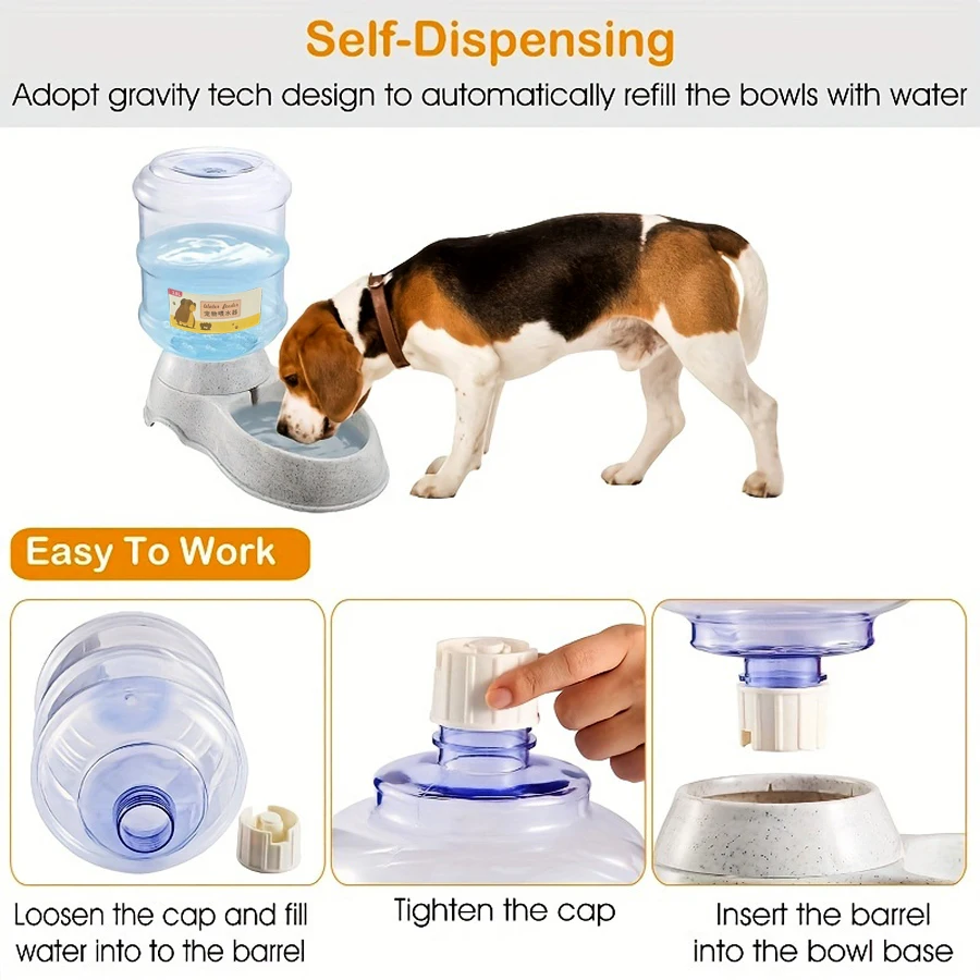Large Capacity Pet Feeder Bowls Small Dog Food Bowl Automatic Water Dispenser Cat Bowls Pets Drink Water Bowl Packed in cartons
Large Capacity Pet Feeder Bowls Small Dog Food Bowl Automatic Water Dispenser Cat Bowls Pets Drink Water Bowl Packed in cartons
