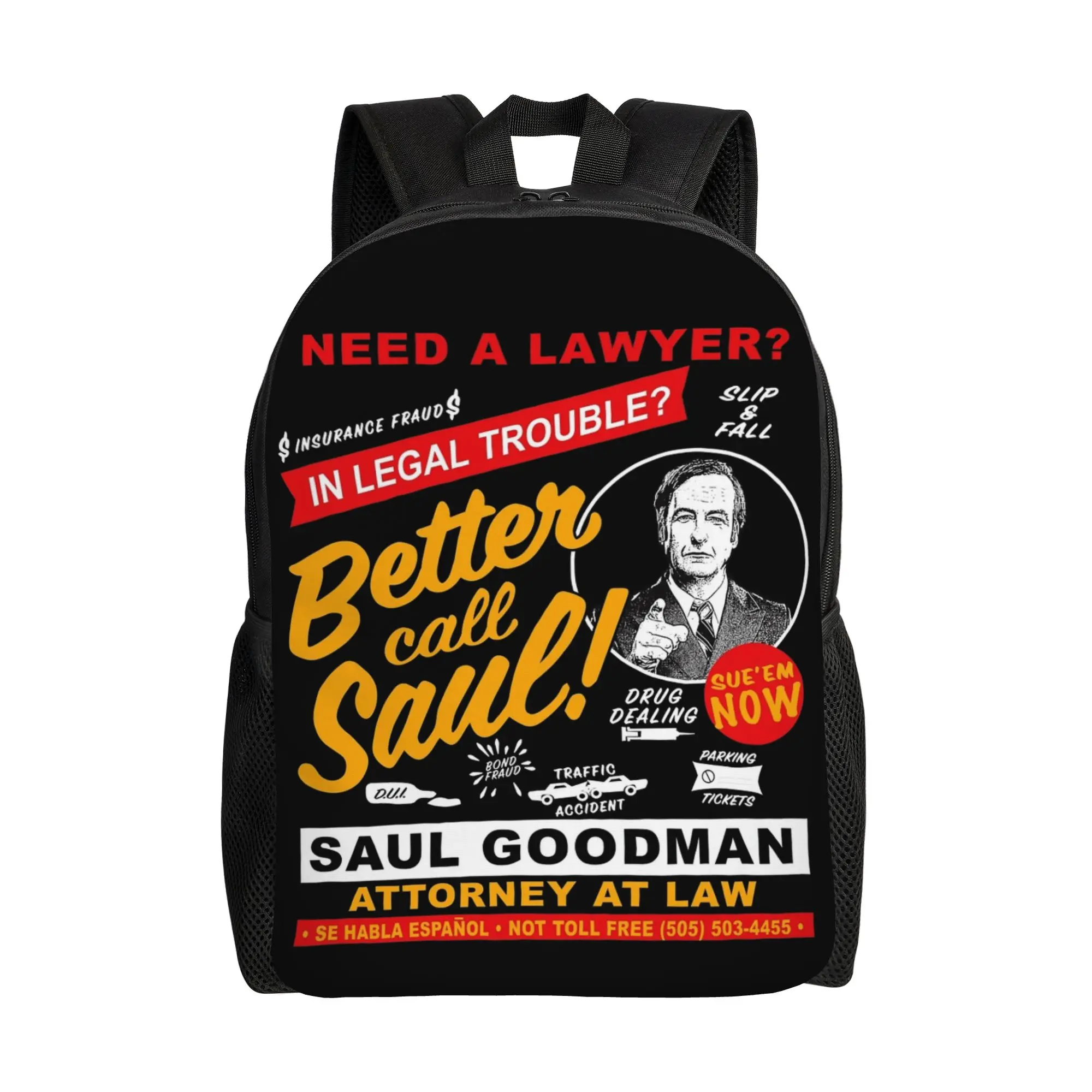 Рюкзак Need A Lawyer Then Better Call Saul Dks для мужчин и женщин, модный студенческий рабочий рюкзак, забавная сумка через плечо для ноутбука, подарок
Рюкзак Need A Lawyer Then Better Call Saul Dks для мужчин и женщин, модный студенческий рабочий рюкзак, забавная сумка через плечо для ноутбука, подарок
