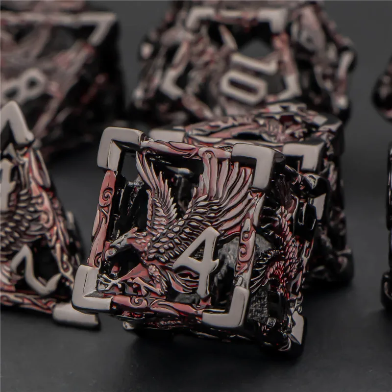 KERWELLSI DND Metal Hollow Dice Set, Dungeon and Dragon Dice Set D&D, Role Playing Dice, D and D RPG Dice D20 D12 D10 D8 D6 D4
KERWELLSI DND Metal Hollow Dice Set, Dungeon and Dragon Dice Set D&D, Role Playing Dice, D and D RPG Dice D20 D12 D10 D8 D6 D4