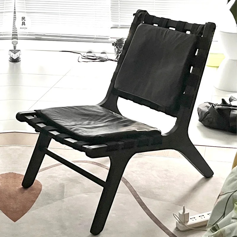 retro solid wood leather saddle chair, wabi-sabi wind woven recliner leisure chair, medieval balcony solid wood sofa chair
retro solid wood leather saddle chair, wabi-sabi wind woven recliner leisure chair, medieval balcony solid wood sofa chair