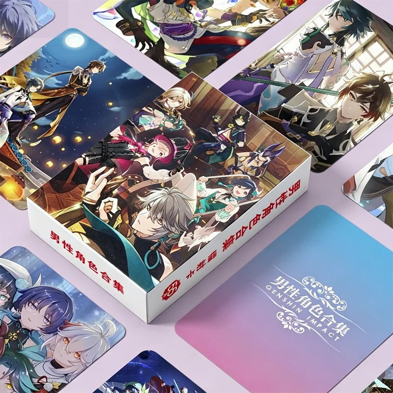 55PCS Game Genshin Impact Laser LOMO Cards Set - Hutao, Xiao, Nahida, Zhongli HD Photocards Fans Collection Gift
55PCS Game Genshin Impact Laser LOMO Cards Set - Hutao, Xiao, Nahida, Zhongli HD Photocards Fans Collection Gift
