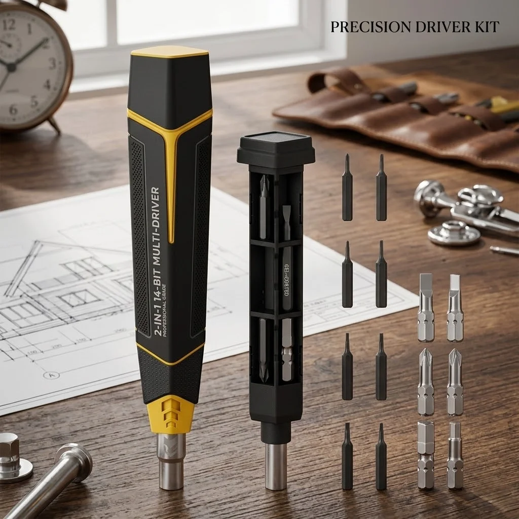 JAKEMY JM-8197 16-Piece CR-V Screwdriver Set with Phillips Slotted Tri-wing and Hex Bits Multi-Function Household Tool Kit
JAKEMY JM-8197 16-Piece CR-V Screwdriver Set with Phillips Slotted Tri-wing and Hex Bits Multi-Function Household Tool Kit