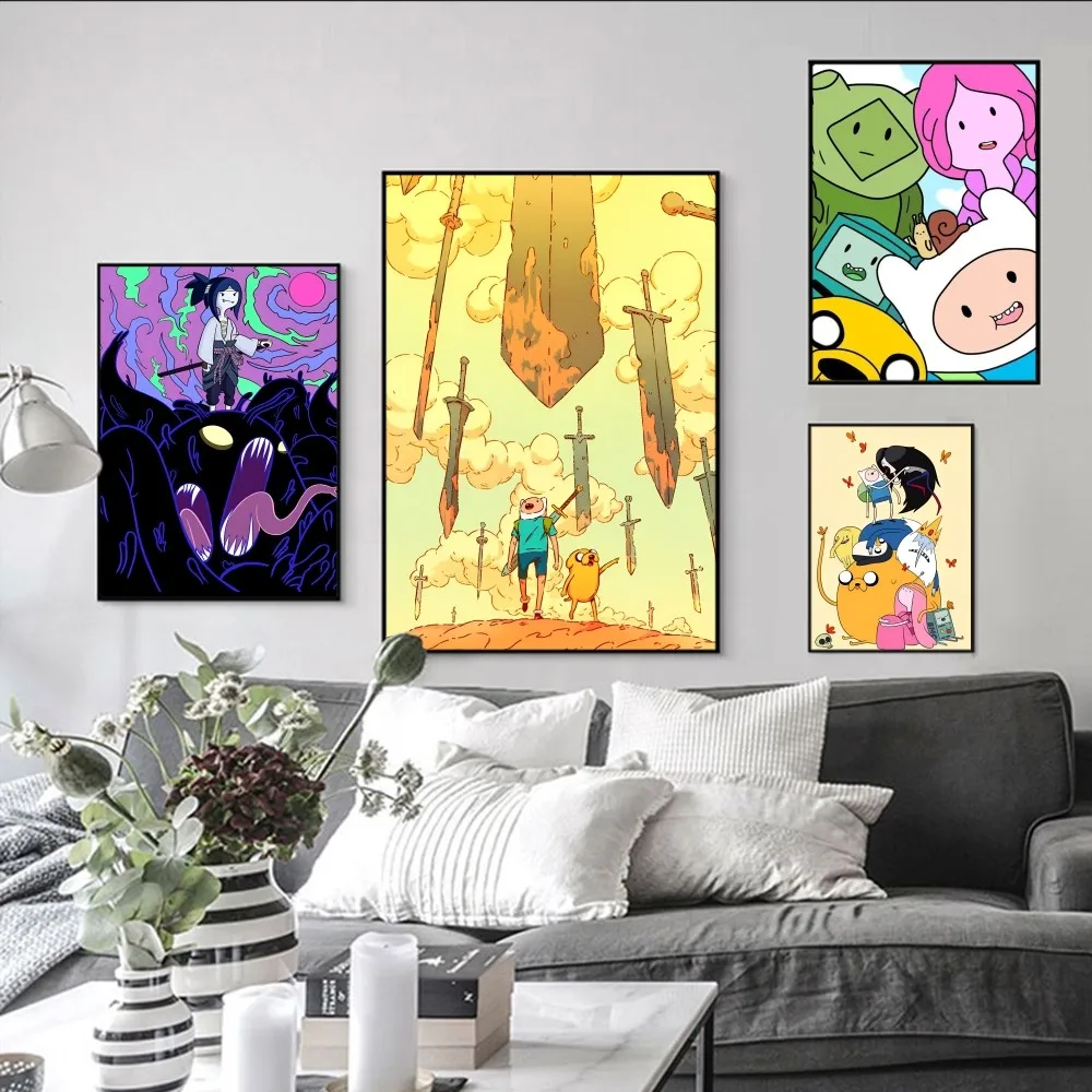Anime A-adventure cartoon T-time Poster Self-adhesive Art Poster Retro Kraft Paper Sticker DIY Room Vintage Decorative Painting
Anime A-adventure cartoon T-time Poster Self-adhesive Art Poster Retro Kraft Paper Sticker DIY Room Vintage Decorative Painting