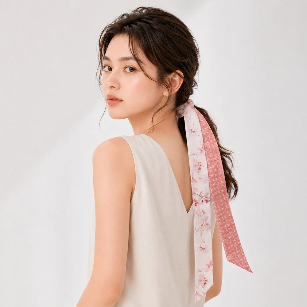Scarf Women Silk Head Band Long Pink Fashion Accessory For Summer Holiday Gift Luxury
Scarf Women Silk Head Band Long Pink Fashion Accessory For Summer Holiday Gift Luxury