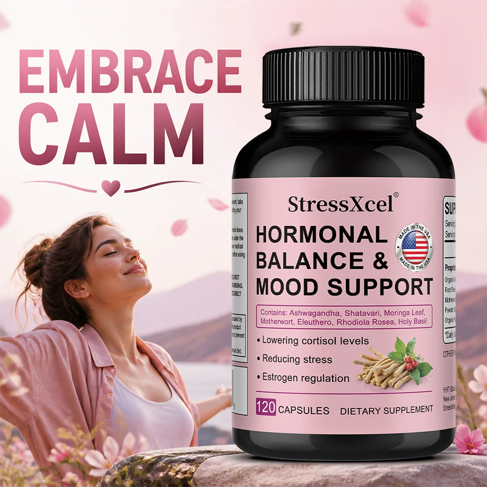 Hormone Balance for Women | Mood, Energy, Stress, & Sleep Support | with Ashwagandha, Rhodiola, & Shatavari | 120 Capsules
Hormone Balance for Women | Mood, Energy, Stress, & Sleep Support | with Ashwagandha, Rhodiola, & Shatavari | 120 Capsules
