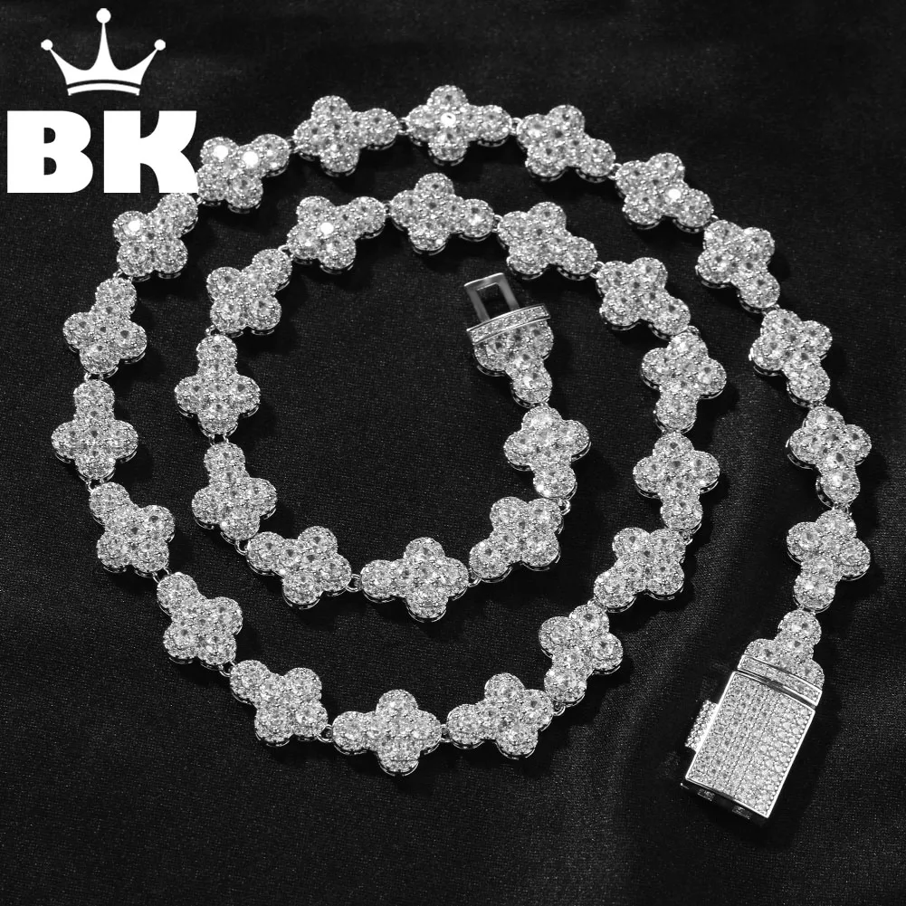 THE BLING KING 11mm Full Cross Chain Necklace For Men Women Iced Out 5A+ Cubic Zirconia Tennis Link Choker Hip Hop Punk Jewelry
THE BLING KING 11mm Full Cross Chain Necklace For Men Women Iced Out 5A+ Cubic Zirconia Tennis Link Choker Hip Hop Punk Jewelry