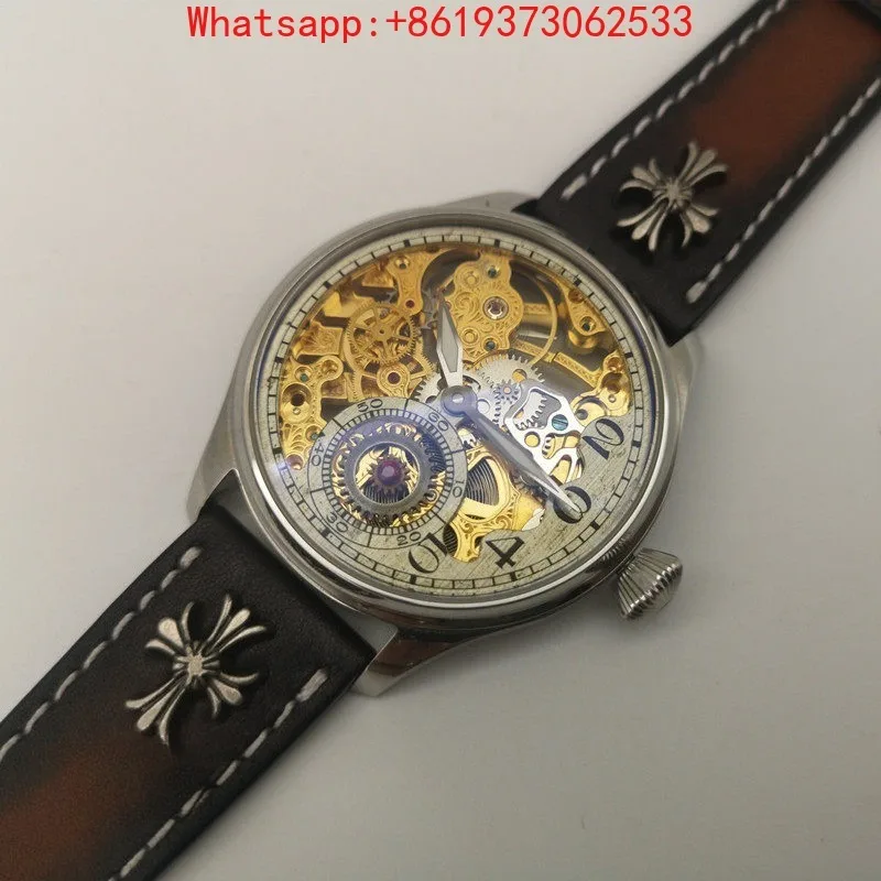 Men's mechanical watch, handmade original retro mechanical watch, manual movement hollow mechanical watch
Men's mechanical watch, handmade original retro mechanical watch, manual movement hollow mechanical watch