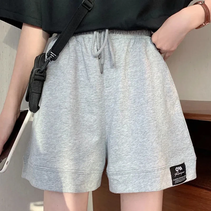 Casual Shorts Women Grey Summer Harajuku Streetwear Wide Leg Sports Shorts Korean Fashion Loose Female Straight Shorts Ins
Casual Shorts Women Grey Summer Harajuku Streetwear Wide Leg Sports Shorts Korean Fashion Loose Female Straight Shorts Ins