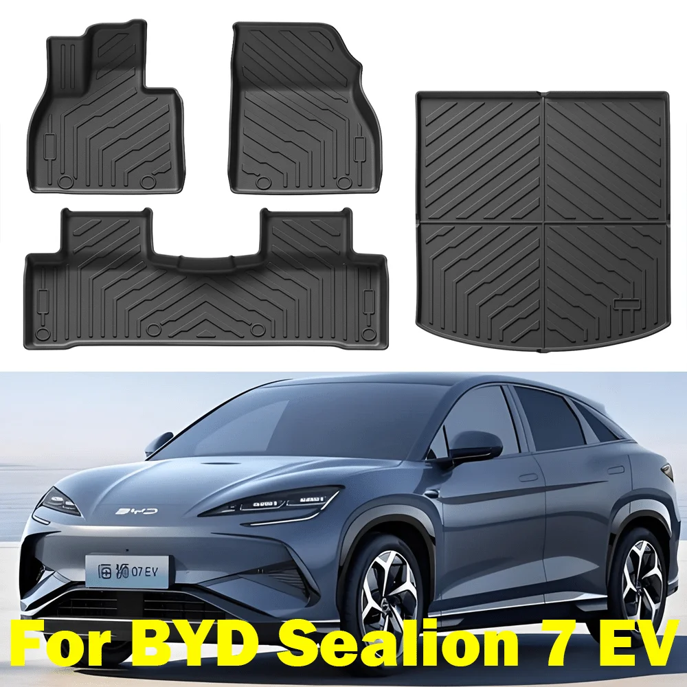 TPE Car Floor Mats and Cargo Liners for BYD Sealion 7 2024 2025 All Weather Backrest Mats Trunk Mats Left Hand Driver
TPE Car Floor Mats and Cargo Liners for BYD Sealion 7 2024 2025 All Weather Backrest Mats Trunk Mats Left Hand Driver