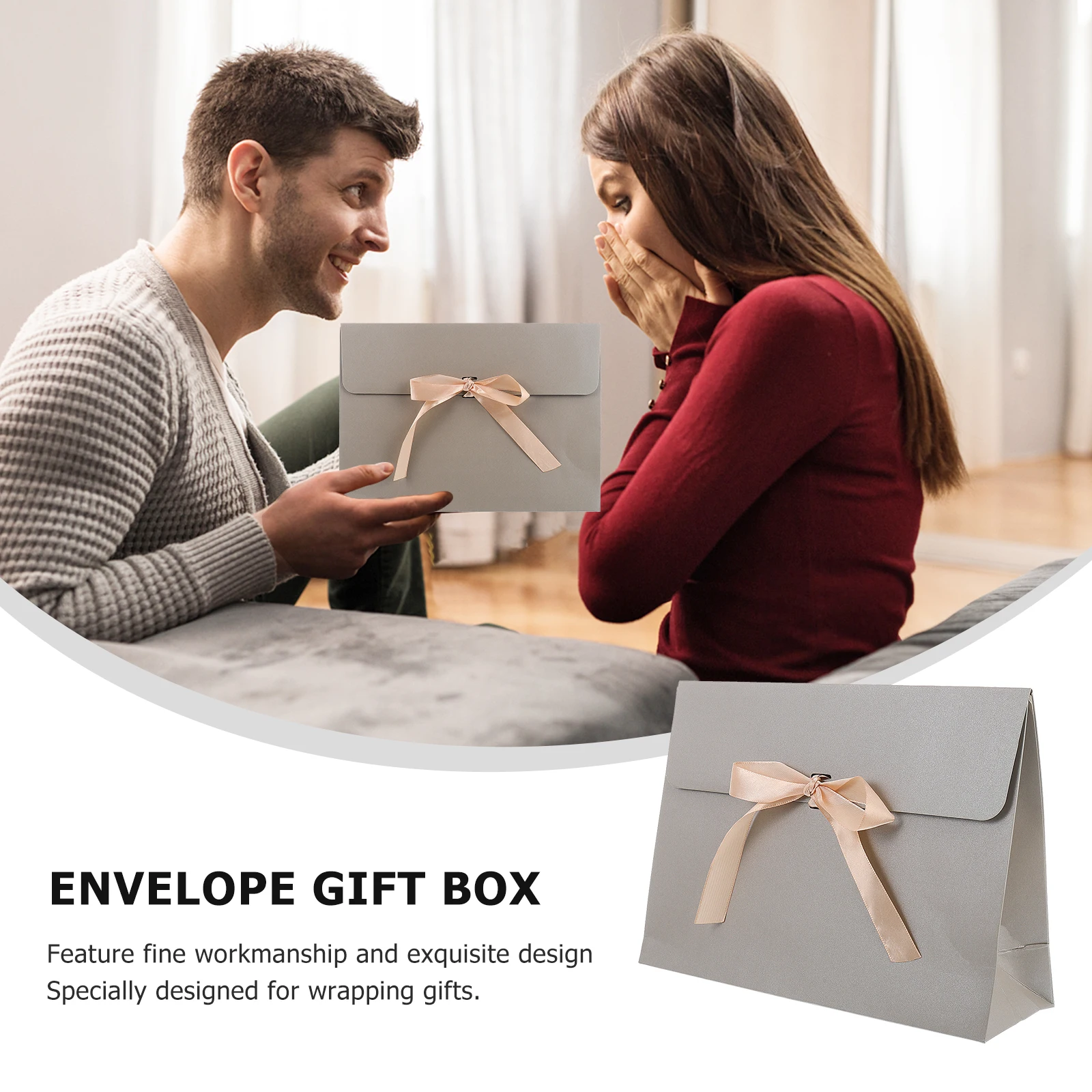 6pcs Elegant Gift Boxes Bow-Knot Design Packaging For Birthday Wedding Party Crafts Celebration Durable Paper Material Surprise
6pcs Elegant Gift Boxes Bow-Knot Design Packaging For Birthday Wedding Party Crafts Celebration Durable Paper Material Surprise