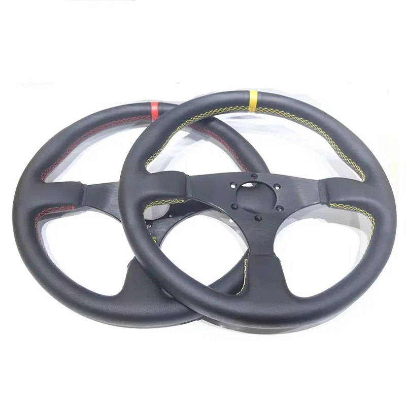 14inch 350mm Racing Flat Steering Wheel Auto Universal Suede / Leather Simulated Racing Game Steering Wheel
14inch 350mm Racing Flat Steering Wheel Auto Universal Suede / Leather Simulated Racing Game Steering Wheel