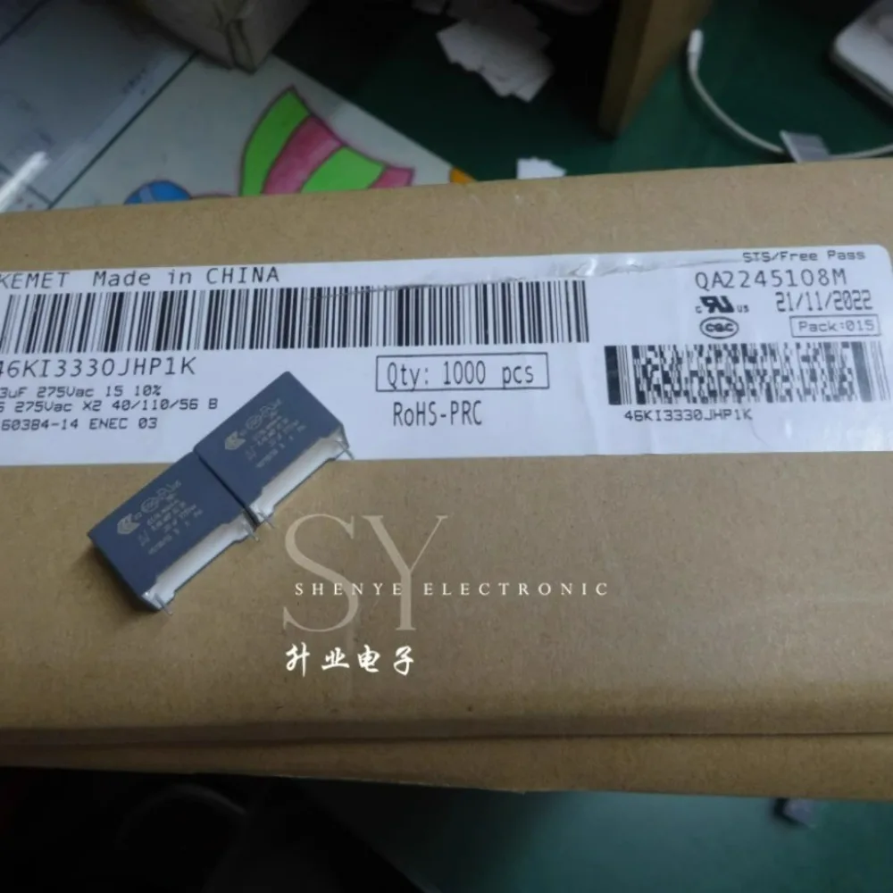 20PCS AV R46KI3330JHP1K 0.33uf/275VAC 330nf u33 334 Brand new film capacitor 15mm High : 12mm
20PCS AV R46KI3330JHP1K 0.33uf/275VAC 330nf u33 334 Brand new film capacitor 15mm High : 12mm