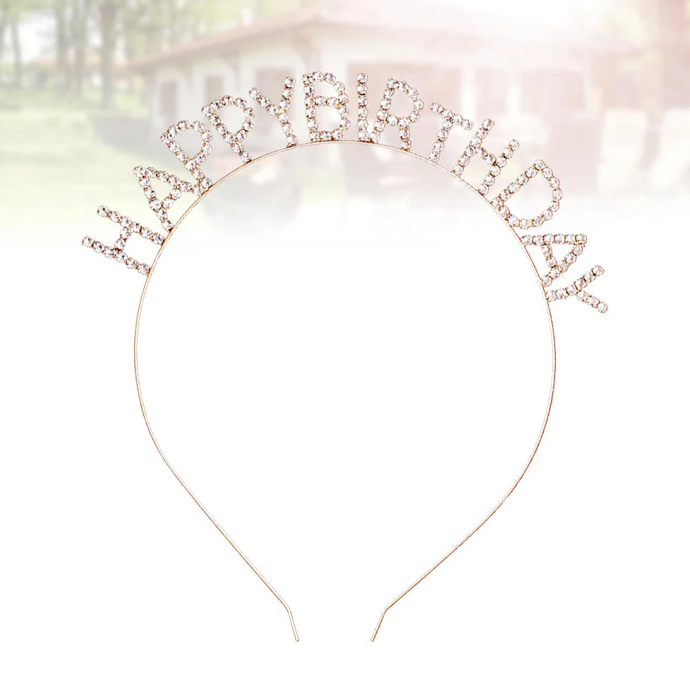 1PC Rhinestone Headband Hair Crown Hair Loop Hair Band Hair Accessories for Birthday Children Party (Golden)
1PC Rhinestone Headband Hair Crown Hair Loop Hair Band Hair Accessories for Birthday Children Party (Golden)